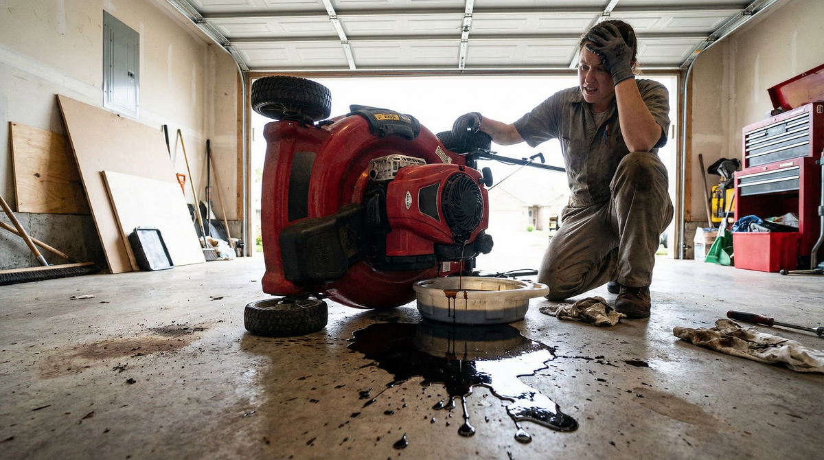 The 5 Biggest Mistakes People Make When Changing Mower Oil